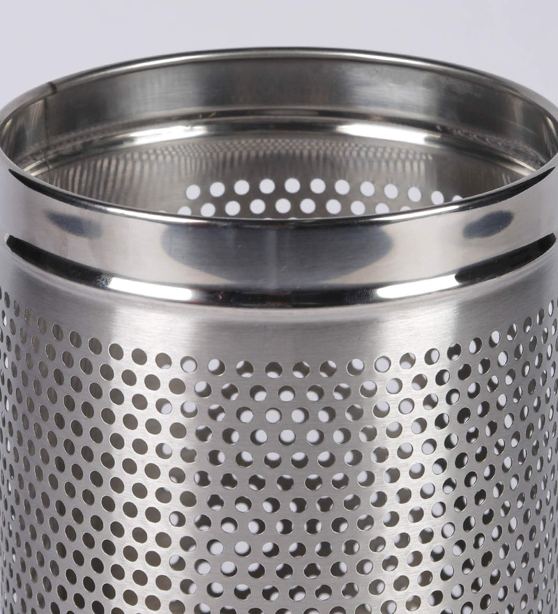 Parasnath Perforated Open Bin Stainless Steel Dustbin (7''X11'' 6 LITRE)