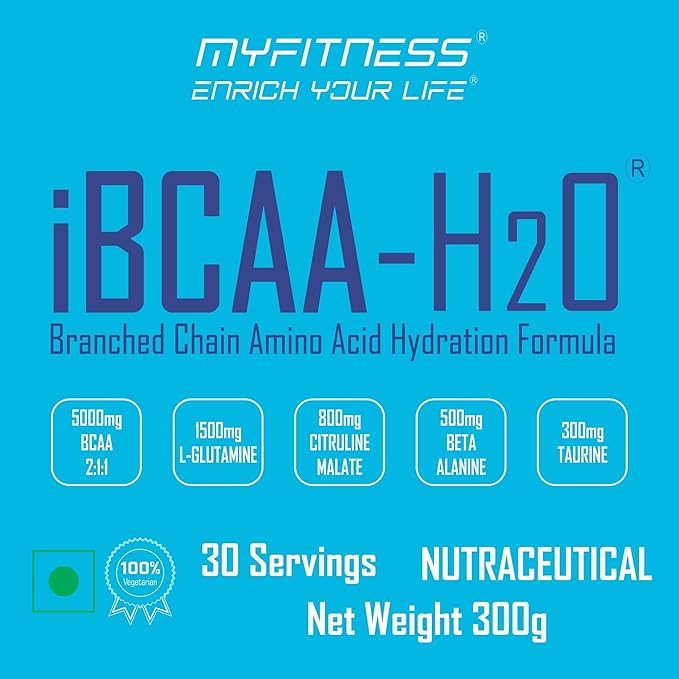 Myfitness BCAA - H2O Powder Icy Blue Raspberry