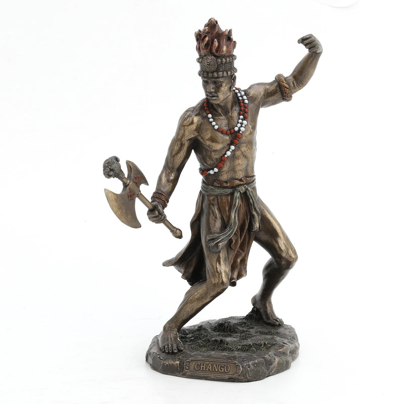 wu Chango - God of Fire, Thunder, Lightning and War Statue Sculpture Figurine