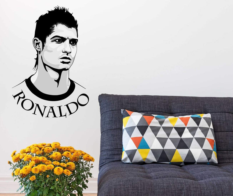 Tuffuk Ronaldo Large Vinyl Wallstickers for Home Decorations(40 cm x 50 cm)4TZ213