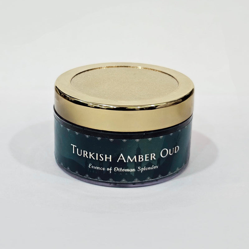 Turkish Amber Oud Bakhoor – Rich, Exotic Amber & Oud Scent | Handmade Incense for a Luxurious Atmosphere | 35 gm