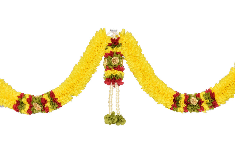 Daedal Crafters- Big Thoma(Lemon Yellow) DC182 Artificial Doorway Flower toran