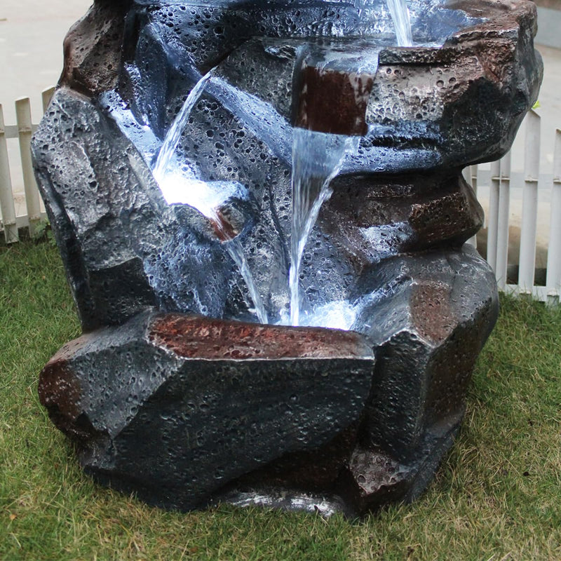 Wonderland 38 inch Height Rock Fountain | Made of Fiber |for Outddor and inddor use