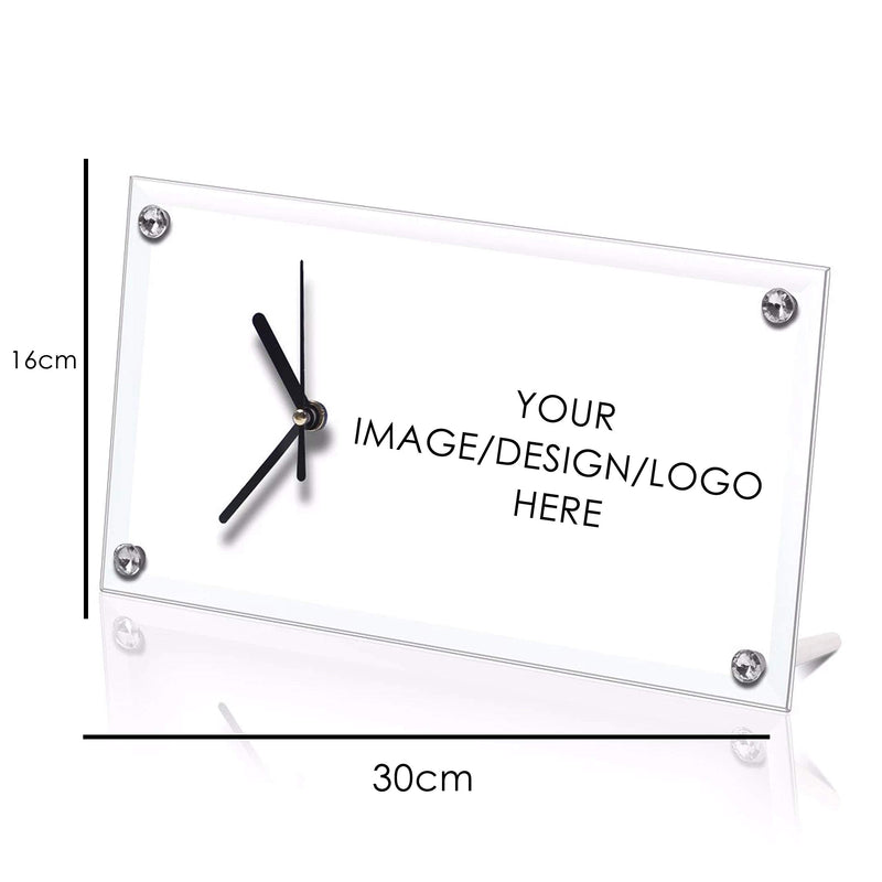 TAAB DAARI Personalised Table Clock with Your Photo/Message