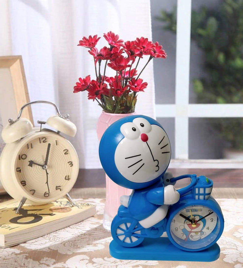 LIGHTER HOUSE�Newest Arrival Cutest Cartoon Bicycle Table Alarm Clock, Kids Room Decor (DM-Bicycle Clock) 01 Pc.