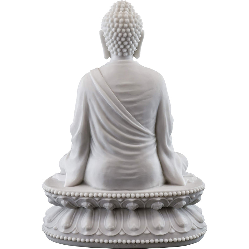 Top Collection Shakyamuni Buddha Statue - Buddha, Sage of The Shakyas Sculpture in Cold-Cast Marble - 9-Inch Seated Buddha Figurine