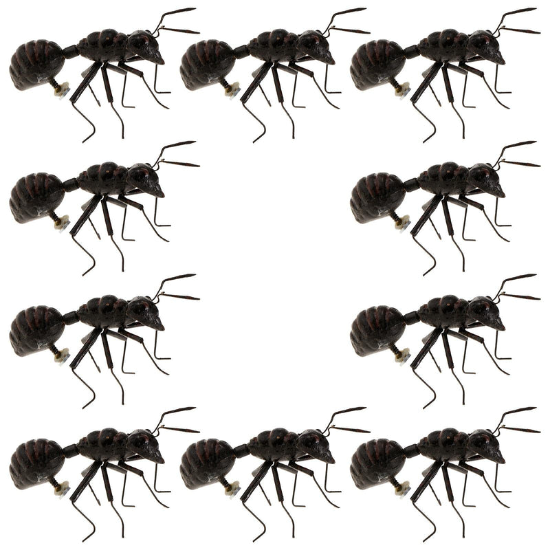 ATORSE® Simulation Ants Toys Yard Porch Wall Sculpture Fridge Magnet Ornaments 10Pcs