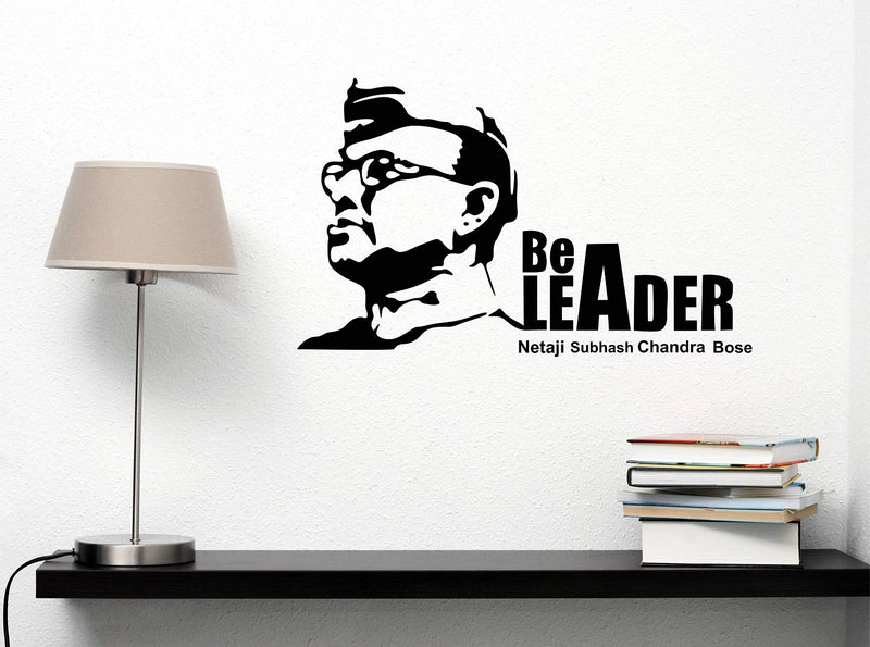 Fuzzy Subha Chandra Bose Wall Sticker(Vinyl 75 cm X 45 cm)