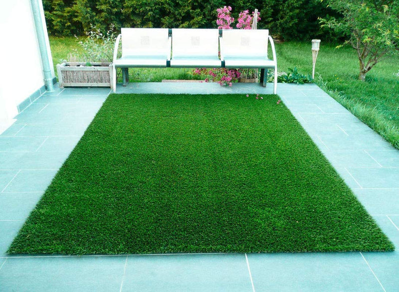 CHETANYA Loomtex High Density Artificial Grass for Balcony, Garden, Artificial Grass Carpet, Grass Mat, Lawn, Floor Mat, Artificial Grass (2 x 8 Feet)