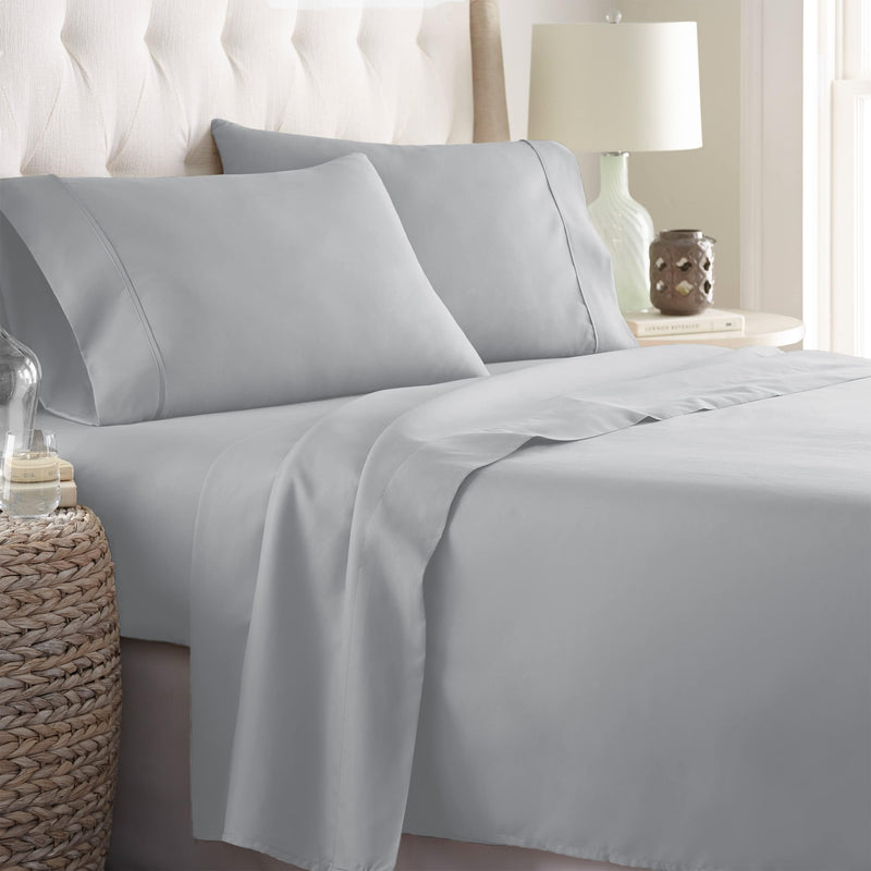 Danjor Linens 1800 Bed Sheets 6 pc Light Gray Twin XL