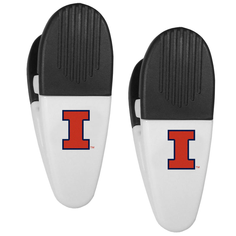 Siskiyou NCAA Illinois Illini Mini Chip Clip Magnets, Set of 2