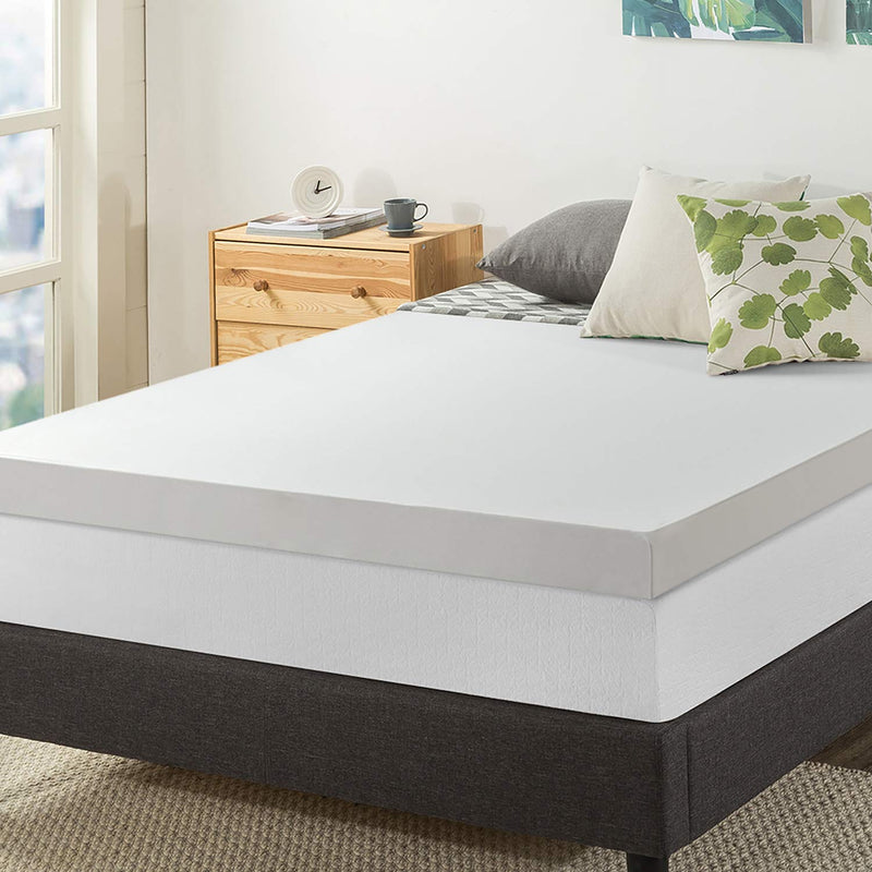 Mattress 4" Memory Foam Mattress Topper, RV/Short Queen