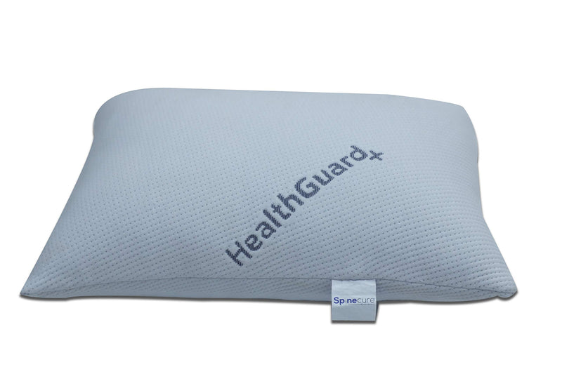 Spinecure Polyester Health Guard Certified Pillow, Set of 2 (24 X 16 Inches), White