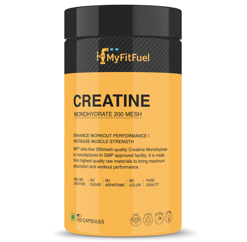 MyFitFuel Creatine Monohydrate 200 mesh (3000 mg) 120 Tablets