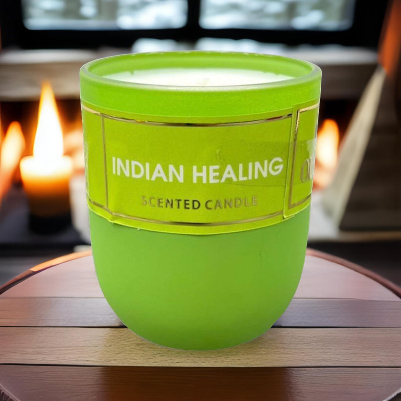 The Decor Affair 1 Pcs Handcrafted Scented Tea Light Candle with Indian Healing Fragrance for Aromatherapy & Relaxation, 1 Piece, Unique Gift Idea for Home and Special Occasions.