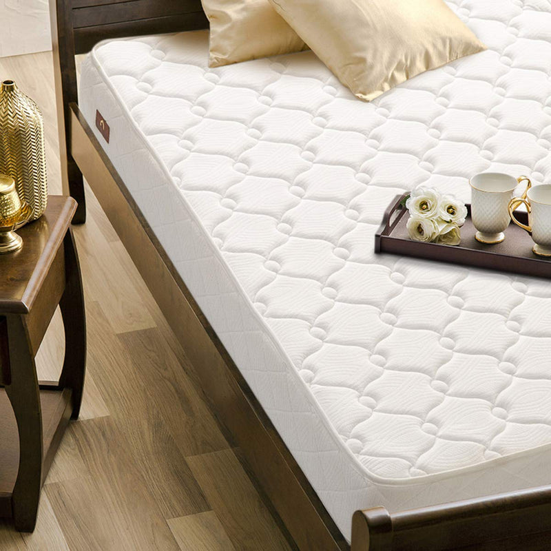 Home Centre Restofit Ultima 6" Orthopedic Coir MattressWith Bonded Foam 120 x 195 cm, White, Single (MATTRESS-51)