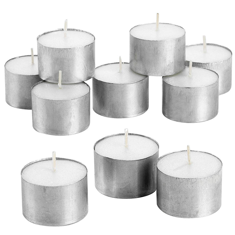 Aerico Wax Tealight Unscented Candle (Set of 100) (8 Hrs Burning)