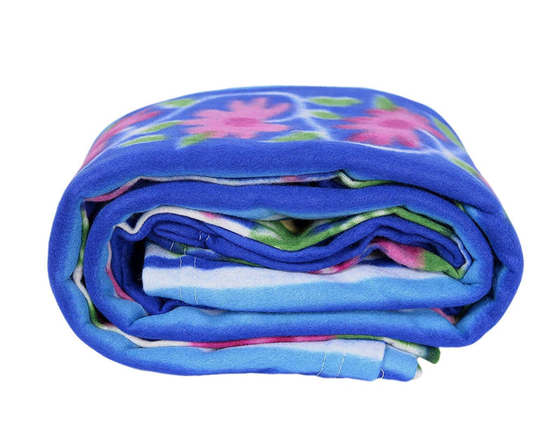 Ferrai Fleece Printed Single Bed Blanket Multicolour- Set of 1