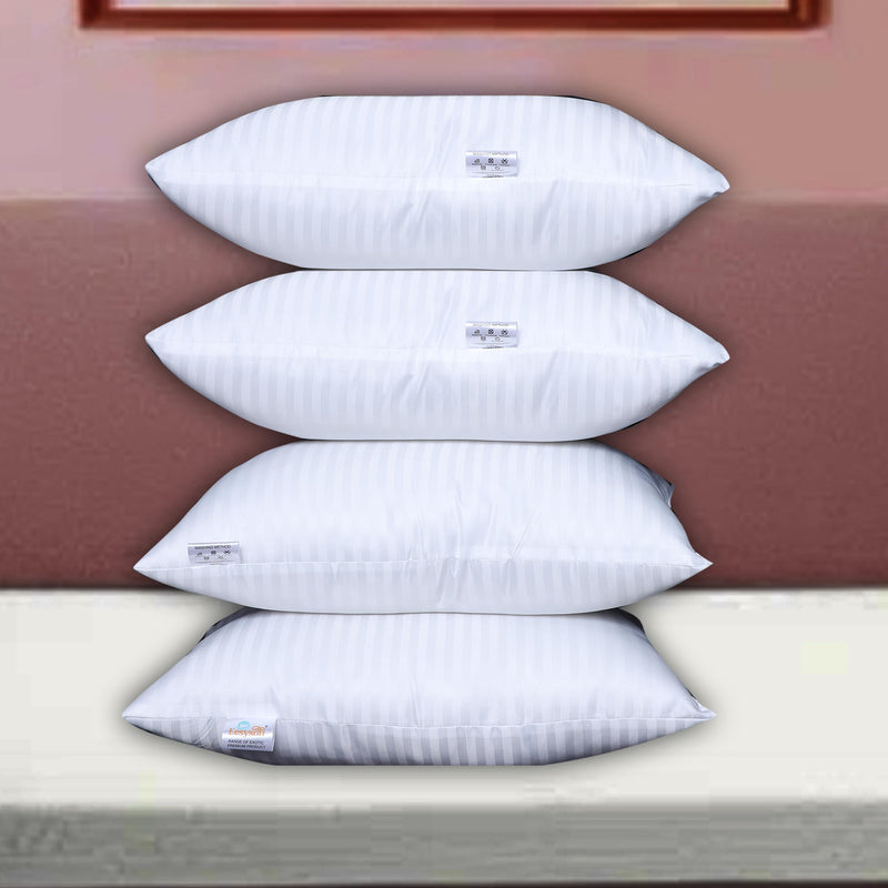 Eesysoft Bedding Bed Pillows for Sleeping Size 16x24 (White), 3 Pcs, Cooling Hotel Quality, for Back, Stomach, or Side Sleepers (Pack of 3)