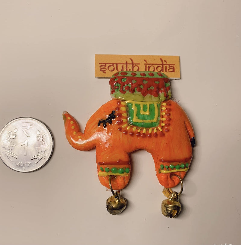 South Indian idli vada and Elephant Fridge Magnet Combo