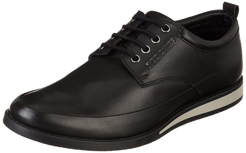 Red Chief Derby Lace Up | Men's Formal Shoes for Office | Black | TPR+Eva Cushioning