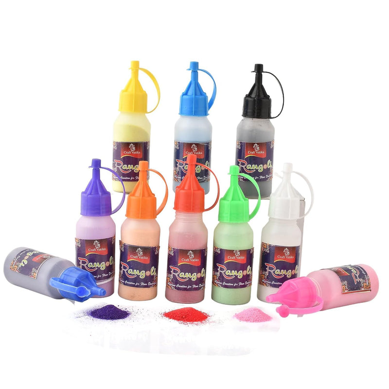 Lurister Rangoli Tool kit for Making Unique and Beautiful Rangoli Designs Round Jali Rangoli Stencils, Rangoli fillers, Rangoli outliner Pen Double line