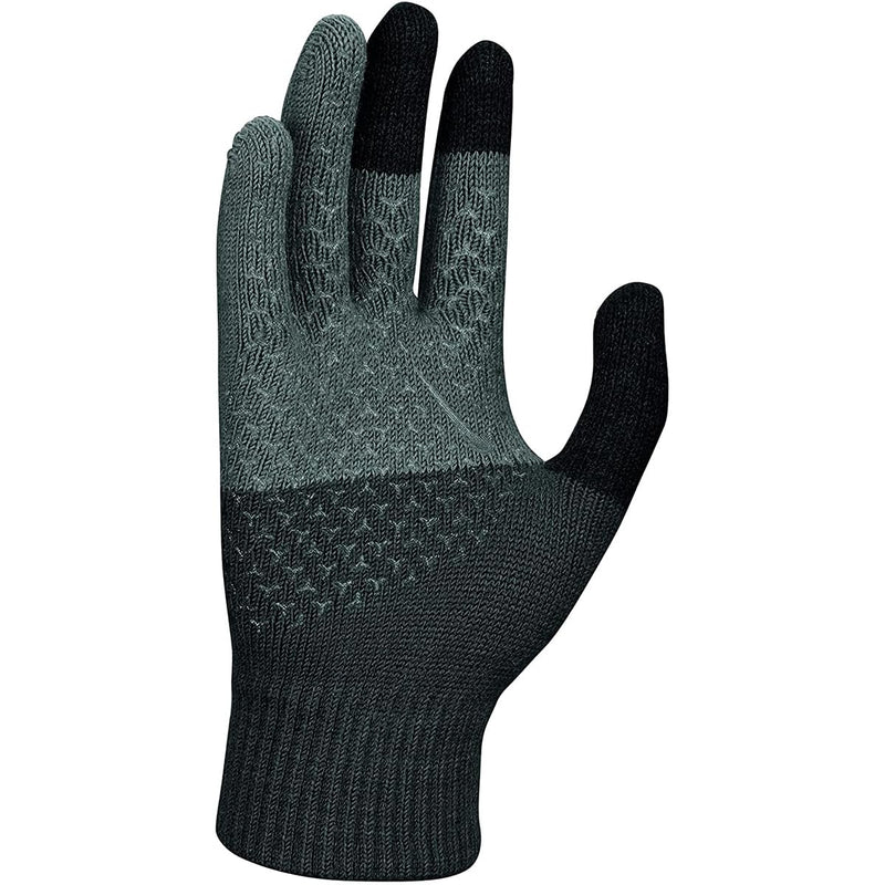 Nike Unisex – Adult's Knitted Tech and Grip Gloves, Gray, S/M