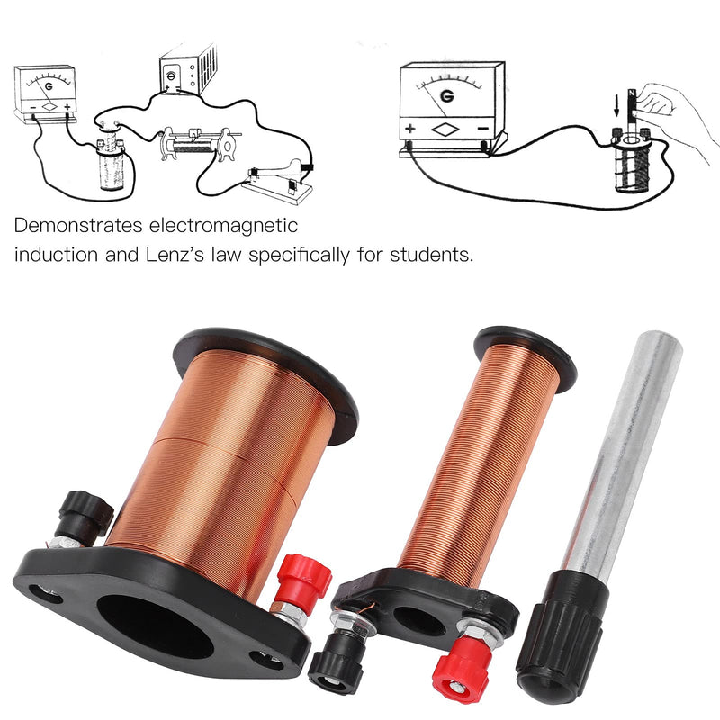 Primary Coil, Portable Electromagnetic Induction Coil Durable PVC+Brass for School for Laboratory for Student