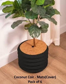 Natural Coconut Coir Mats (Pack of 6pc)