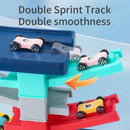 DIY Multilevel Racetrack Glider on Building Block Toys