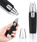 Nose Hair Trimmer Battery-Operated Ear and Nose Hair Trimmer Clipper Painless