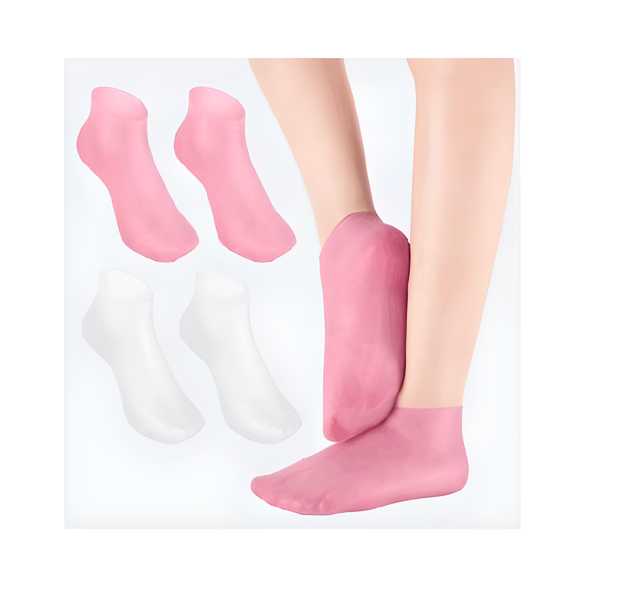 Silicone Moisturizing Socks Anti Slip Aloe Socks for Dry Cracked Feet Women