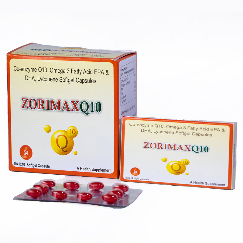 Zorimax Q10 Co-Enzyme Fatty Acid I 10 Tablets