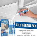 Tile Repair Pen (Pack of 3)  Grout Pen for Bathroom, Kitchen, Floor & Wall Tiles