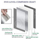 Leakage Repair Waterproof Tape for Pipe Roof Water Leakage Solution Aluminum Foil Adhesive Tape Sealing Butyl Rubber Tape for Surface Crack, Pipe Rupture (5cmx5m)