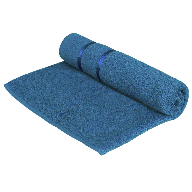 Story@Home 6 Piece Combo 450 GSM Cotton Ultra Soft, Super Absorbent, Antibacterial Treatment,Towel Set - Iris Blue and Scarlet Red