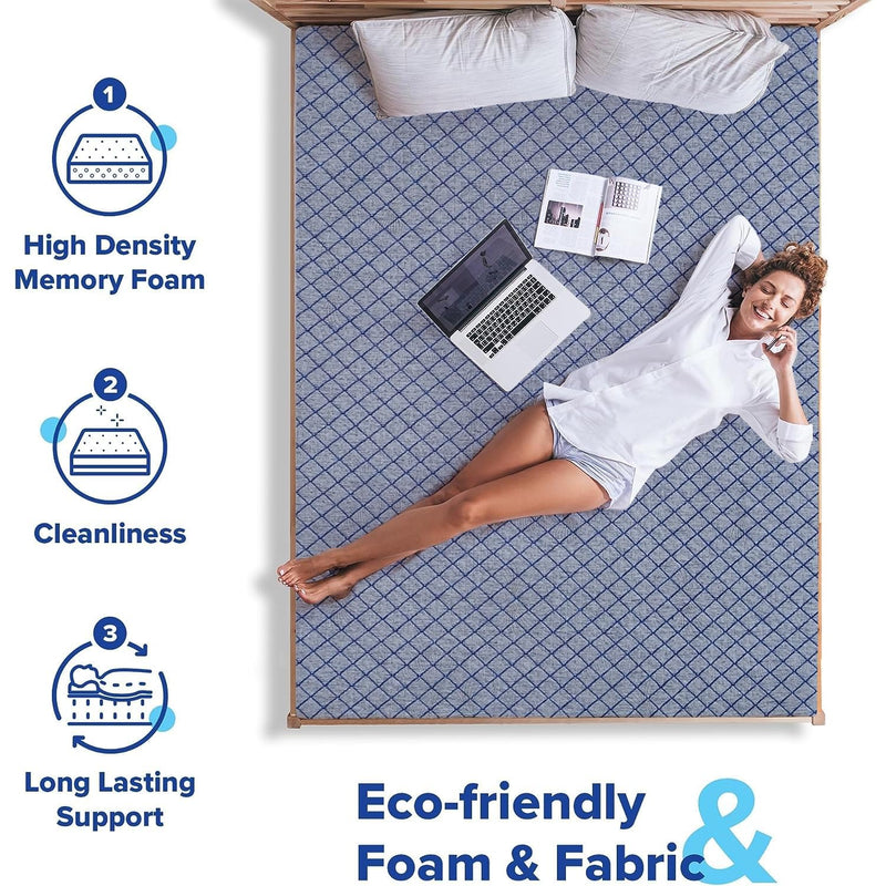 FURNITURE KI FACTORY Classic Compress Mattress, Mattress Single Bed,Medium Firm Orthopedic Mattress, 5-Inch Bed Mattress, Single Bed Mattress