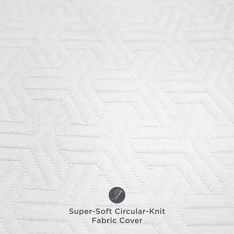 SensorPEDIC 2-Inch Prime Gel-Infused Mattress Topper, Twin, White