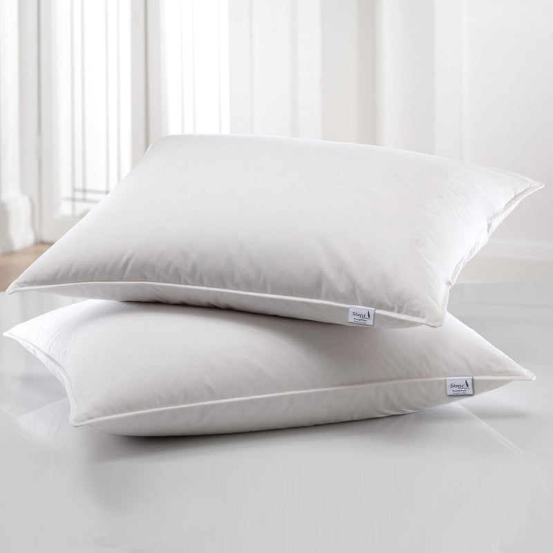 Story@Home Luxurious Microfibre Set of 2 Pillow Size 17 inch x 27 inch - White