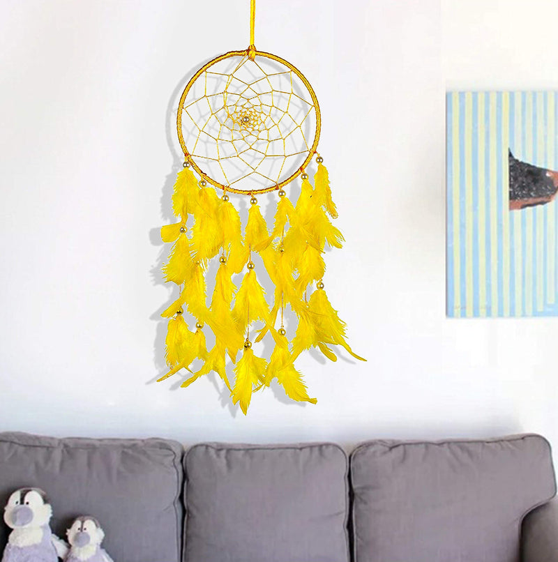 Cherish Articles Yellow Dream Catcher