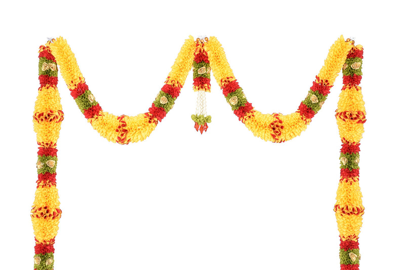 Daedal Crafters- Dhamuru (Golden Yellow) DC165 Doorway Flower toran