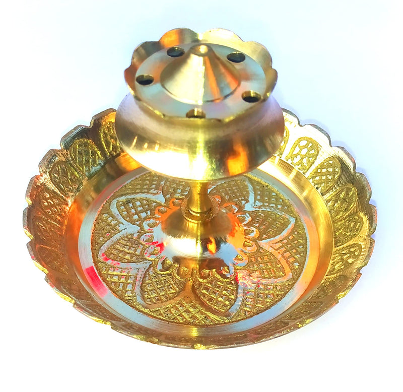 Agorbati Stand 100%Pure Brass Polish Dhup Dani