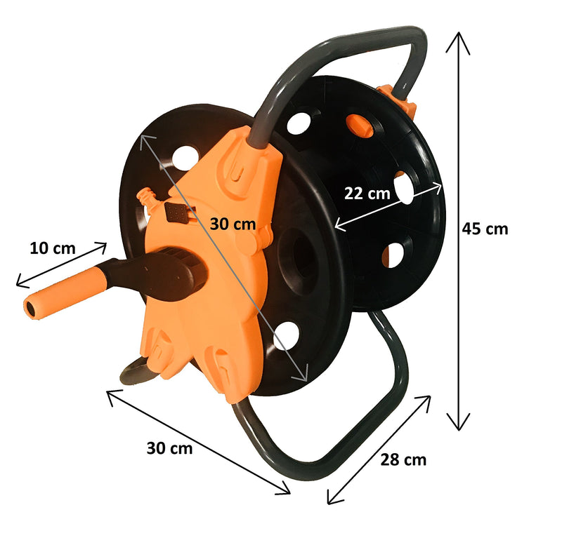 Dolphy Portable Garden Water Pipe Hose Reel Cart