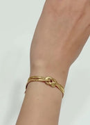 Golden Chain Snake Bracelet
