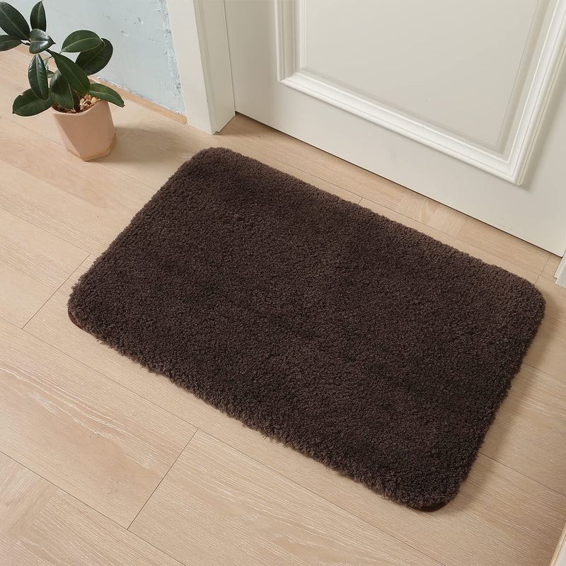 VNQ Super Soft Anti Skid Solid Bathroom Rugs for Home, Bedroom, Living Rooms Entrance Microfiber Door mats Size 40x60 CM with 23mm Pile Hight