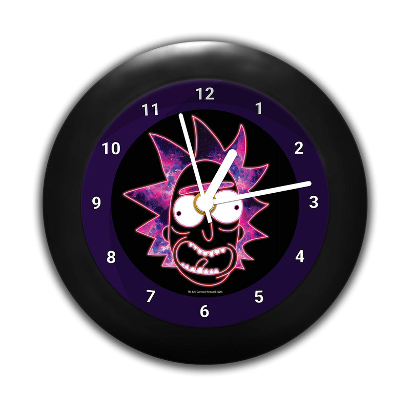 MCSID RAZZ- Rick and Morty Space Out Design Table Clock New | for Desk |Table Clock for Office, Birthday Gift Officially Licensed by Turner Entertainment Co, USA