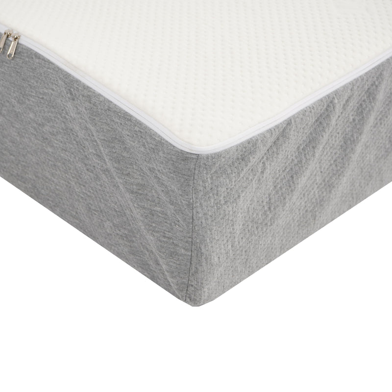 Nilkamal SLEEP Max ICEFOAM™ 10 Inch Triple Layer Orthopaedic Mattress, Ideal for Back and Neck Support with Soft Tencel Cover, King Size Luxury Mattress (78x70x10, Grey & White)