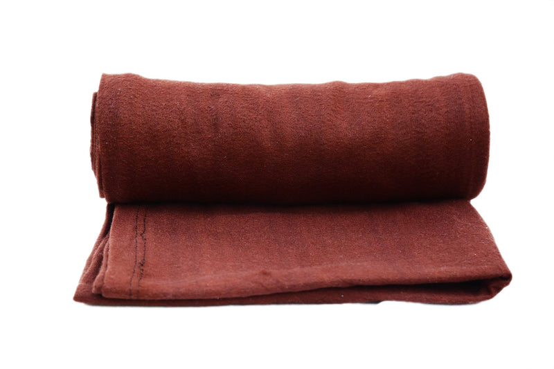 EVOLIFE All Season Polyester Micromink Summer AC Blanket Super Soft Polar Fleece Plain Single Bed Blanket |AC Dohar|Comforter| (Single) (Set of 2) (Brown) (Brown)