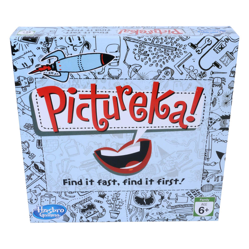 Hasbro Gaming Pictureka! Board Game, Fun Board Game for Family and Kids, for Ages 6+, Indoor Classic Board Games & puzzels, Game for 2 or More Players