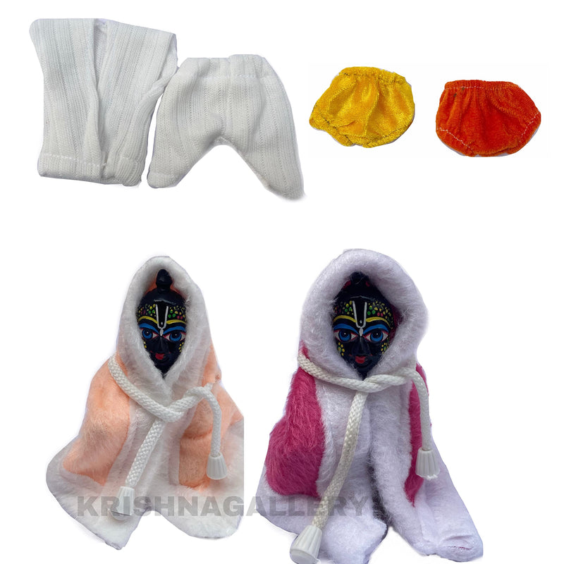 KRISHNAGALLERY1 Combo of Laddu Gopal Kanha ji Blanket Inner Suit Penty Set Dress